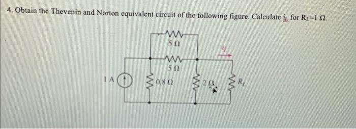 Solved Obtain The Thevenin And Norton Equivalent Circuit Chegg