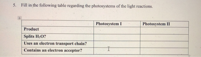 Solved Fill In The Following Table Regarding The Chegg