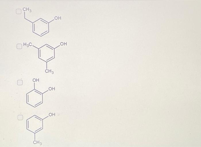 Solved Select The Molecule Which Matches The Description Chegg