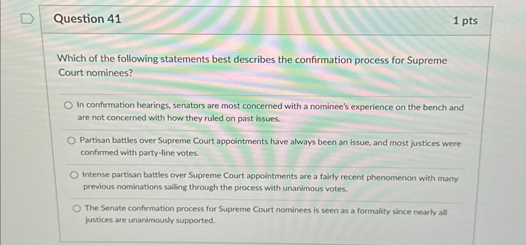 Solved Question Ptswhich Of The Following Statements Chegg