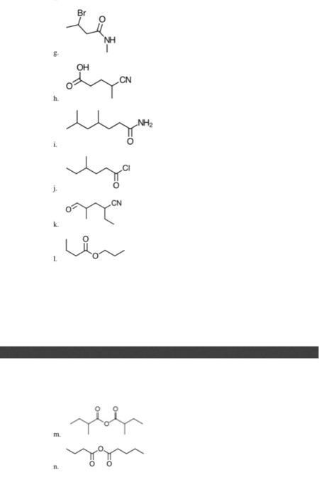 Solved Naming Carboxylic Acids Worksheet Carboxylic Acids Chegg