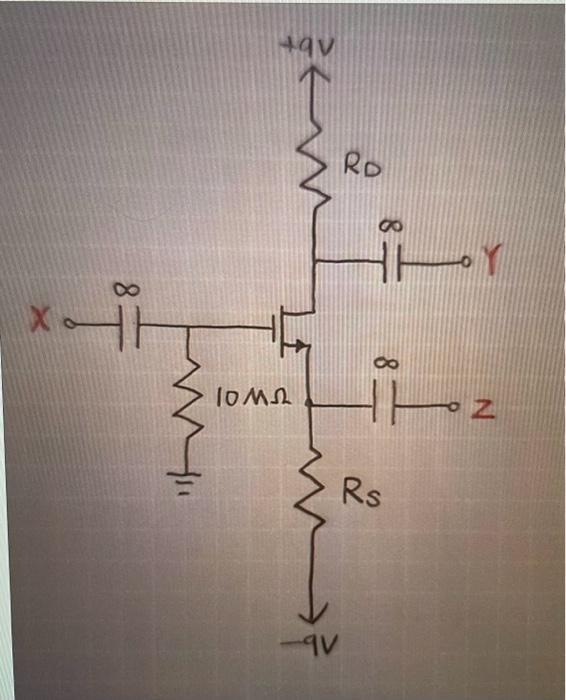 Solved For The MOSFET Amplifier Circuit Shown Below The Chegg