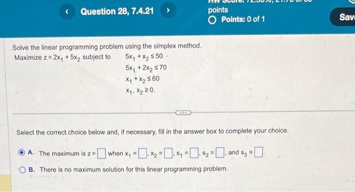 Solved Solve The Linear Programming Problem Using The Chegg