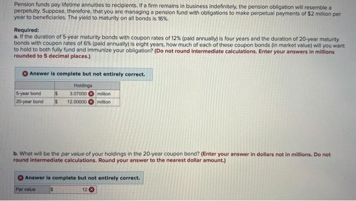 Solved Pension Funds Pay Lifetime Annuities To Recipients Chegg