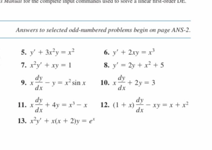 Solved In Problems Find The General Solution Of The Chegg