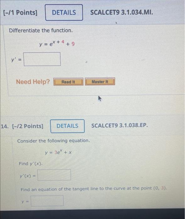 Solved Points Details Scalcet Find The Chegg