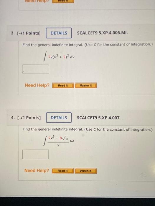 Solved Points Details Scalcet Xp Find The Chegg