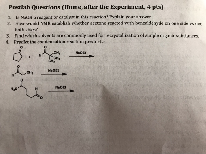 Solved Postlab Questions Home After The Experiment 4 Pts Chegg