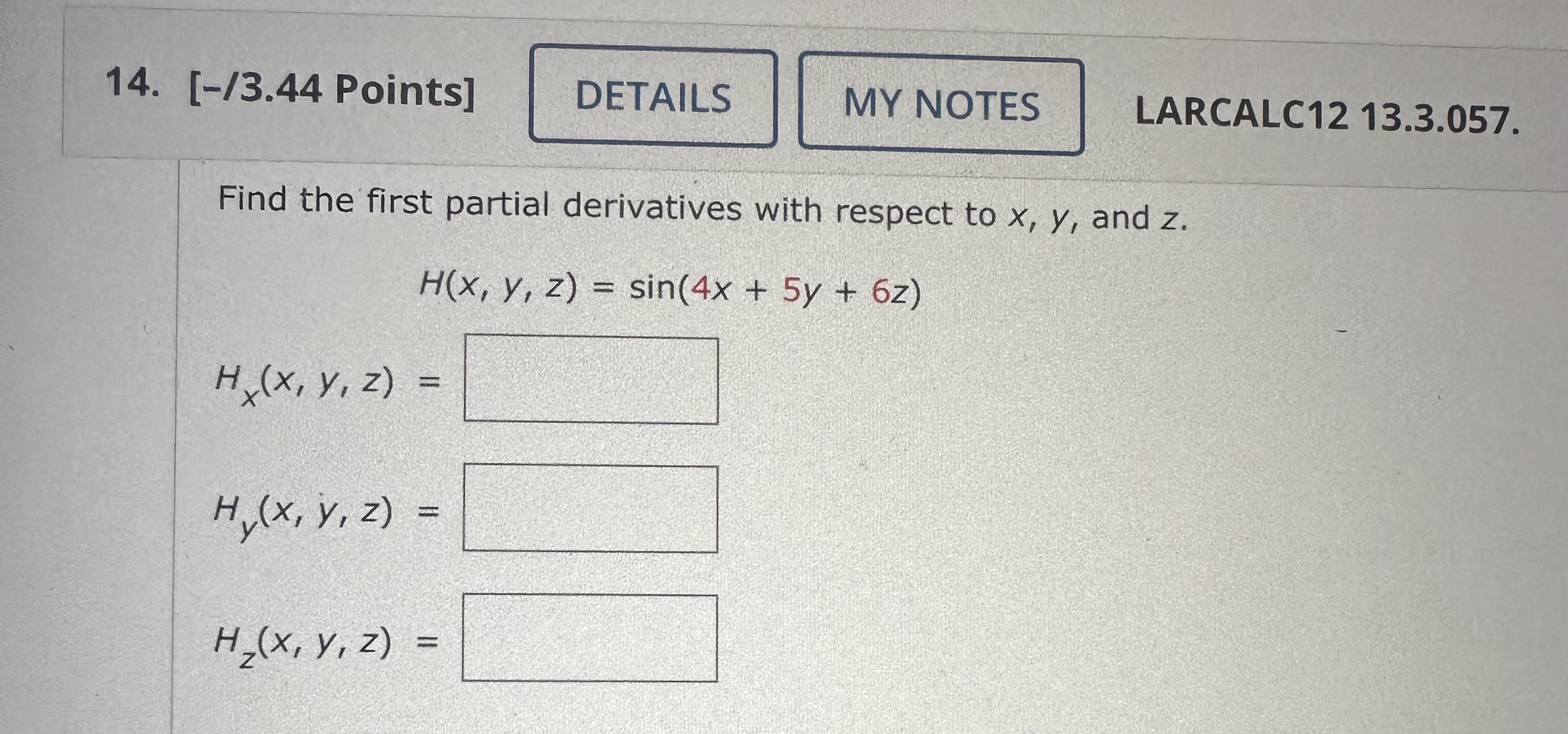 Solved Find Fx And Fy And Evaluate Each At The Given Chegg