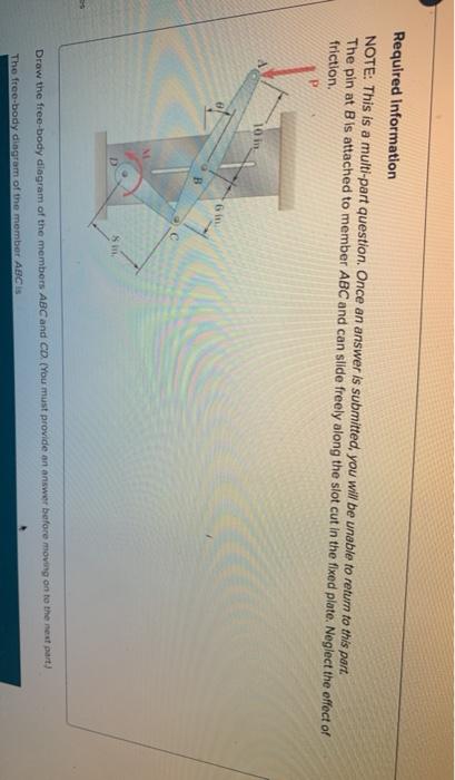 Solved Required Information NOTE This Is A Multi Part Chegg