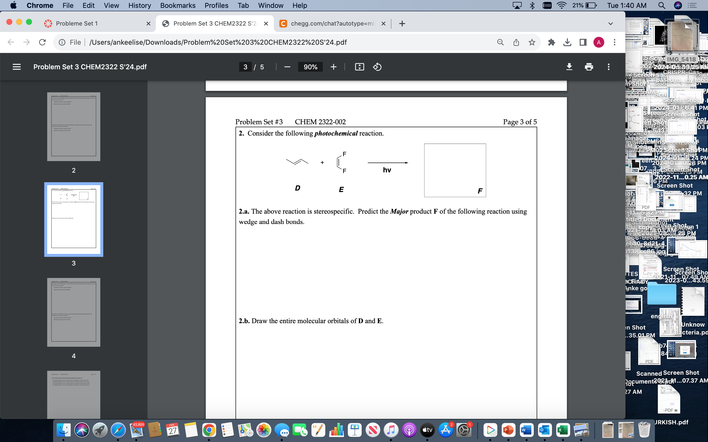 Solved Consider The Following Photochemical Reaction 2 A Chegg