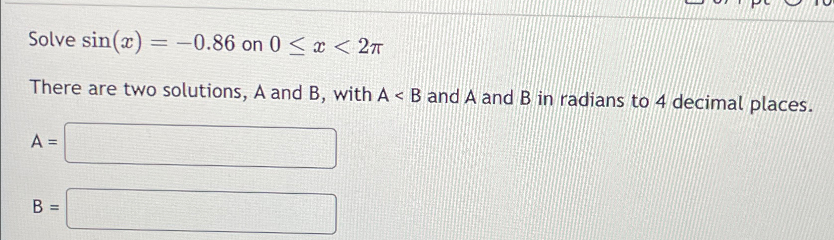 Solved Solve Sin X On X