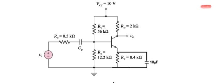 Solved A A Da Verilen Ortak Emet Rl Devrelerin Ac Chegg