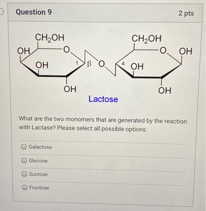 Solved Question Pts Ch Oh Ch Oh B Chegg