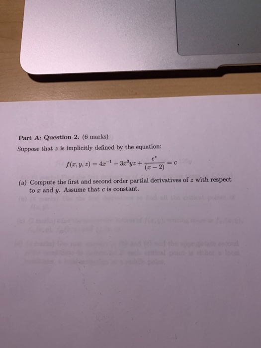 Solved Part A Question Marks Suppose That Is Chegg