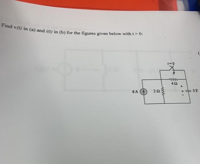 Solved Find V T In A And I In B For The Figures Given Chegg