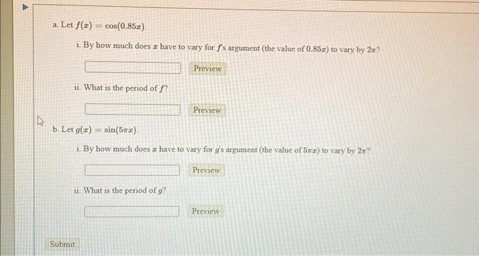 Solved A Let F X Cos X I By How Much Does X Have To Chegg