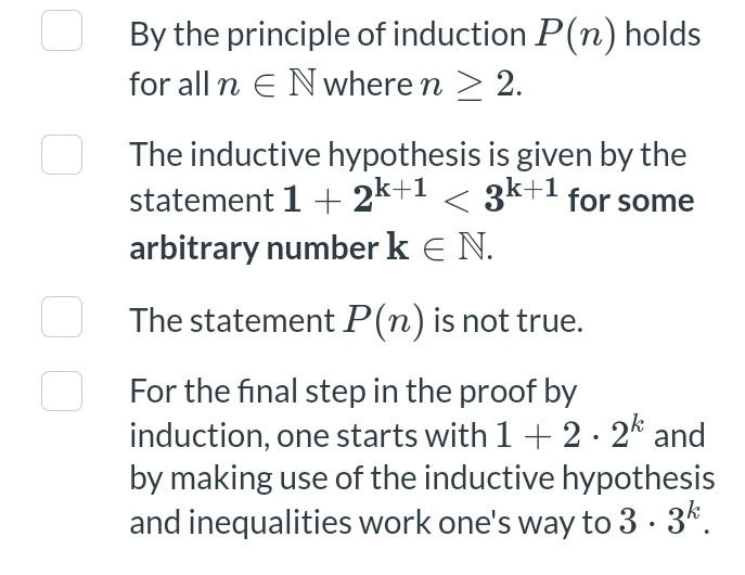 Solved Let P N Be The Statement