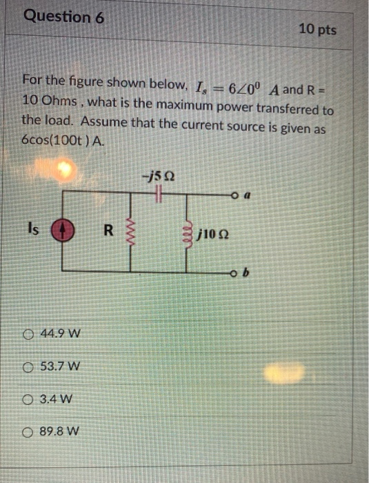 Solved Question 6 10 Pts For The Figure Shown Below I Chegg