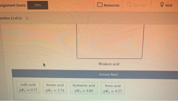 Solved Assignment Score 75 Resources Give Up Hint Chegg