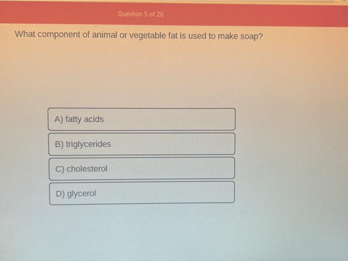 Solved Question 6 Of 20 What Is The Difference In Terms Of Chegg