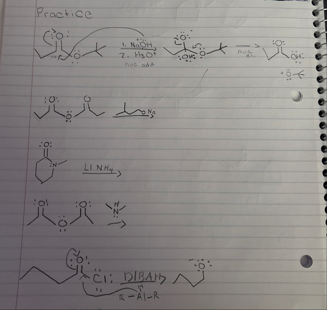 Please Show Mechanism Steps And Product For Each I Chegg