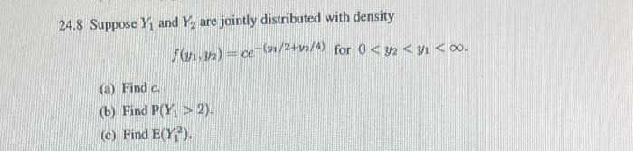 Suppose Y And Y Are Jointly Distributed With Chegg