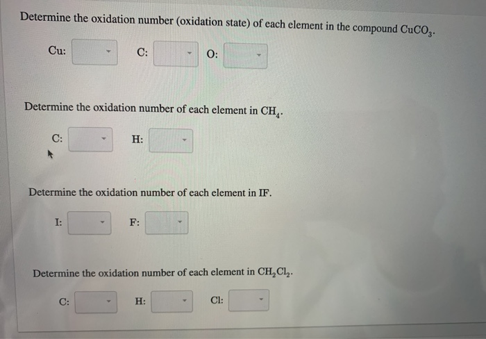 Solved Determine The Oxidation Number Oxidation State O Chegg