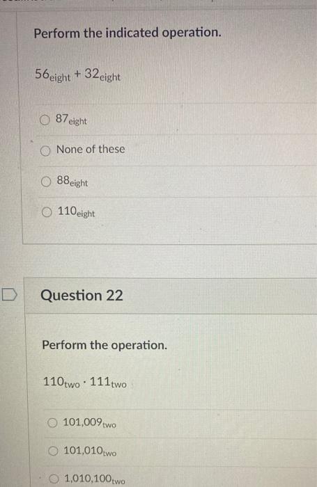 Solved Perform The Indicated Operation Eight Eight Chegg