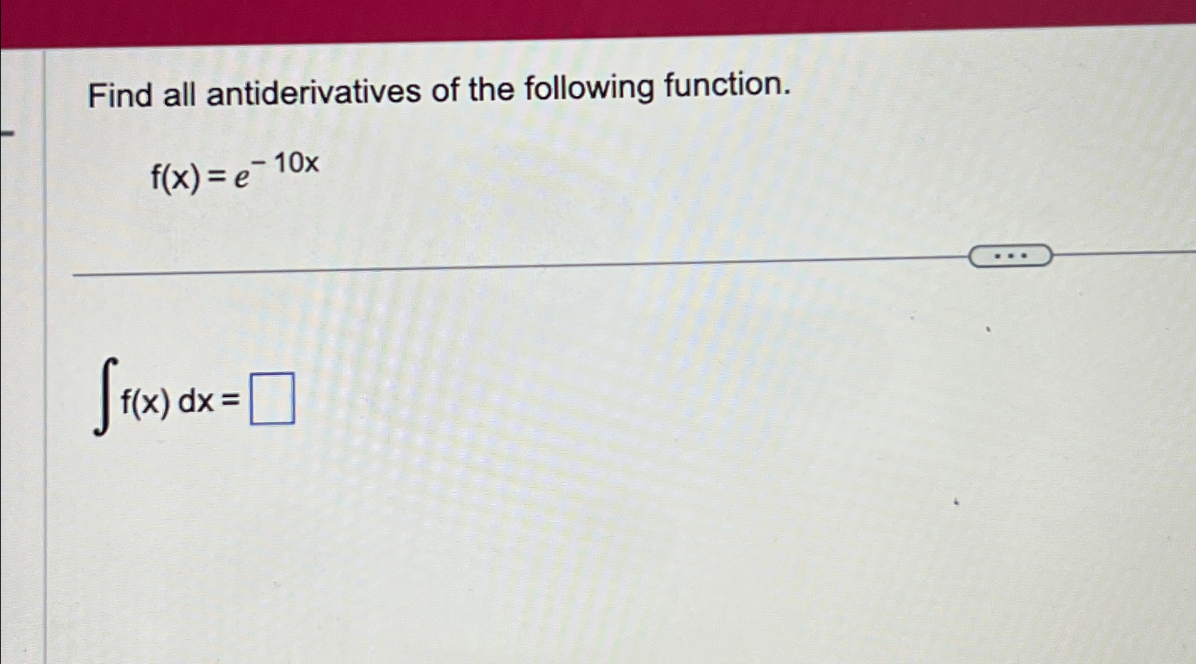 Solved Find All Antiderivatives Of The Following Chegg