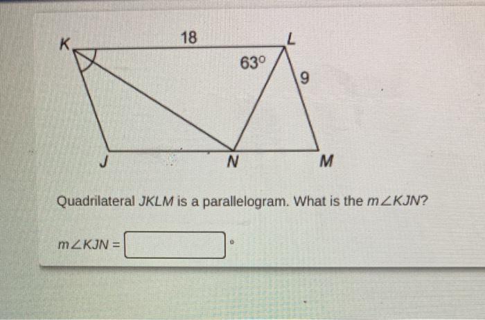 Solved L J N M Quadrilateral Jklm Is A Chegg