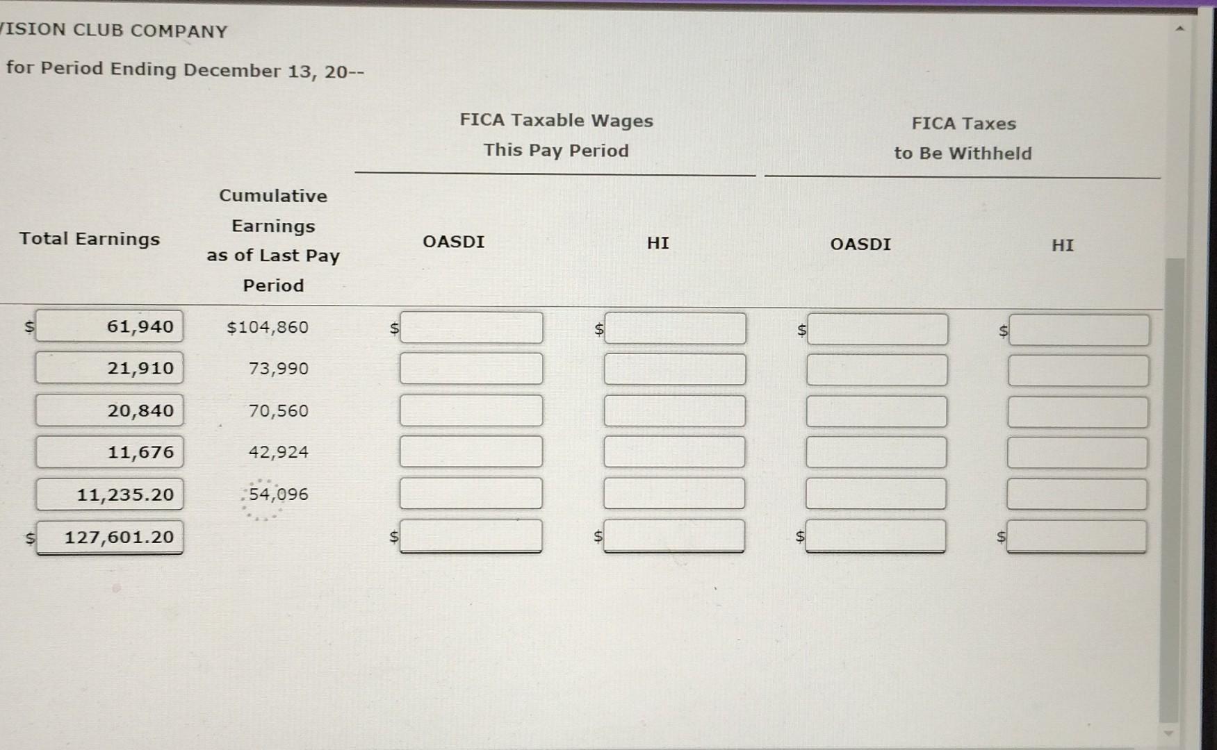 Solved Example At Vision Club Company Office Workers Chegg