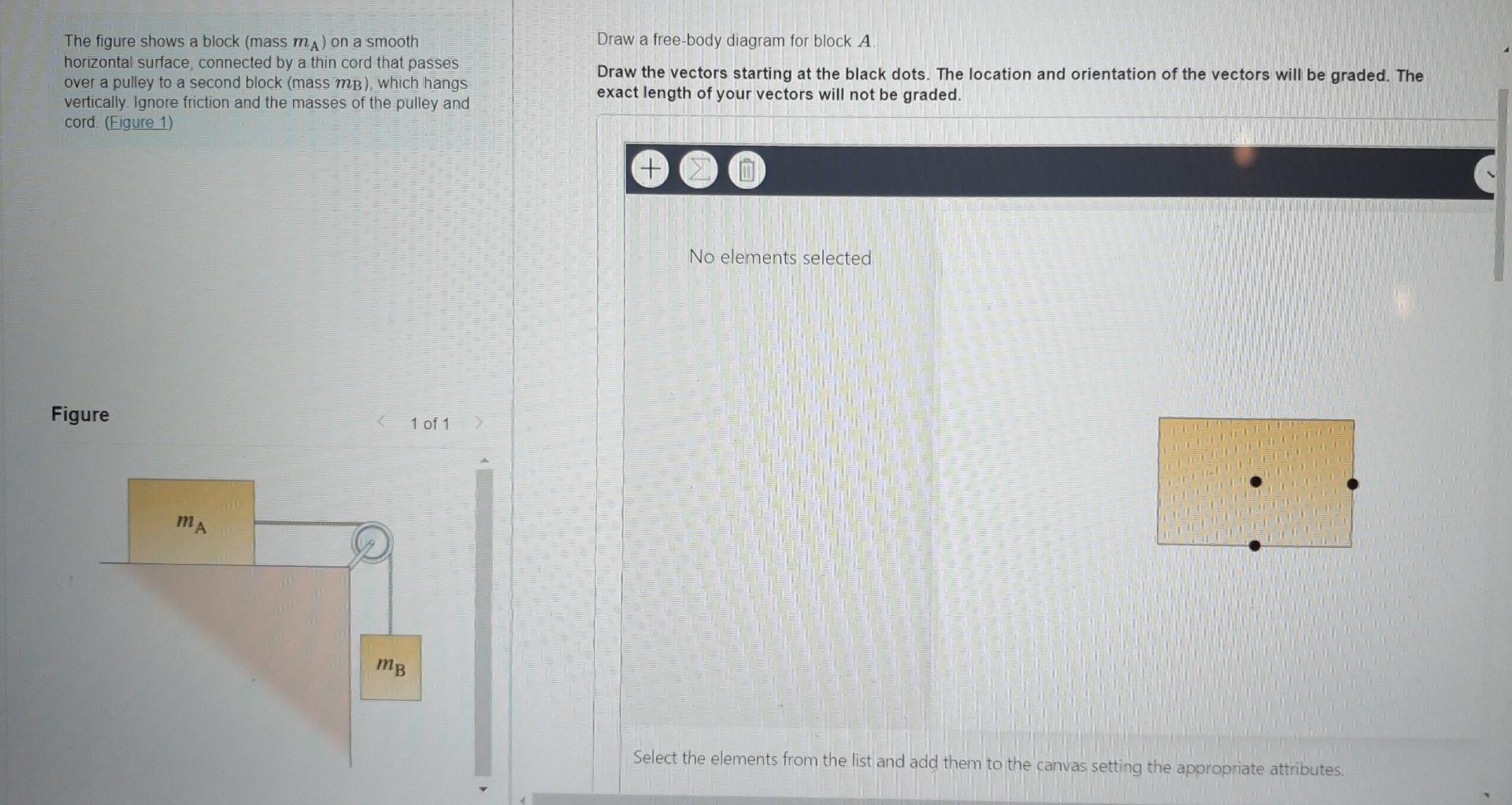 Solved Draw A Free Body Diagram For Block A The Figure Chegg