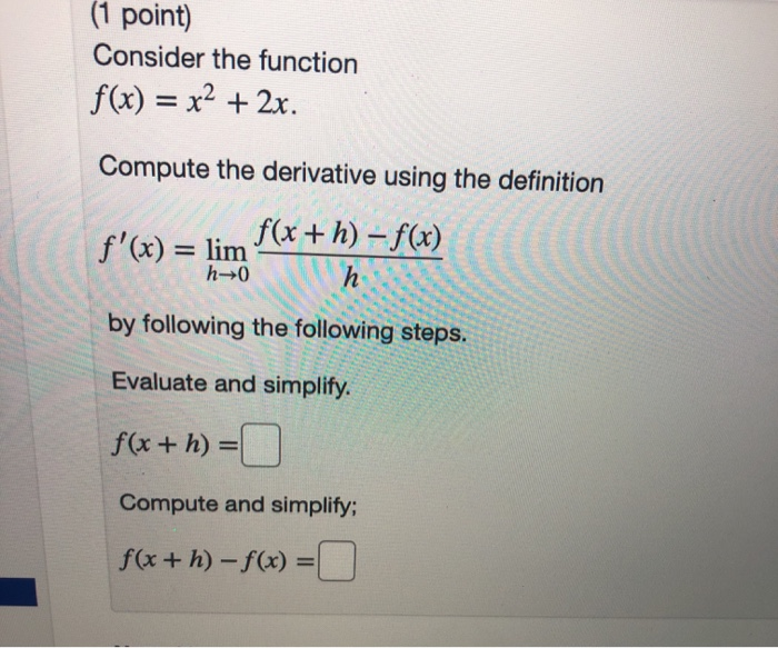 Solved Point Let F X X X A Find The Slope Of Chegg