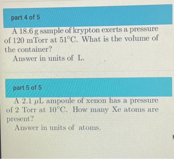 Solved A 173 ML Flask Contains Argon At 1 1 Atm And 81C Chegg