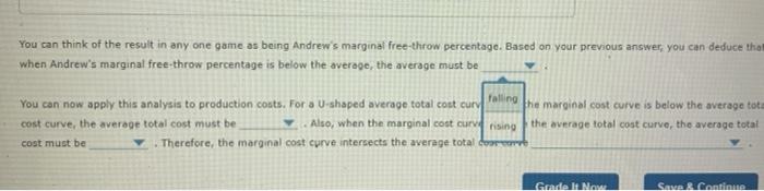 Solved The Marginal Average Rule Consider The Following Chegg