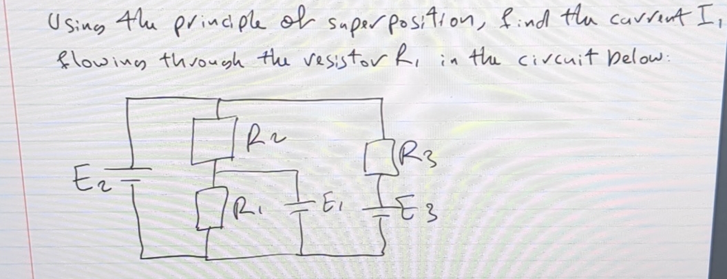 Solved Using The Principle Of Super Position Find The Chegg