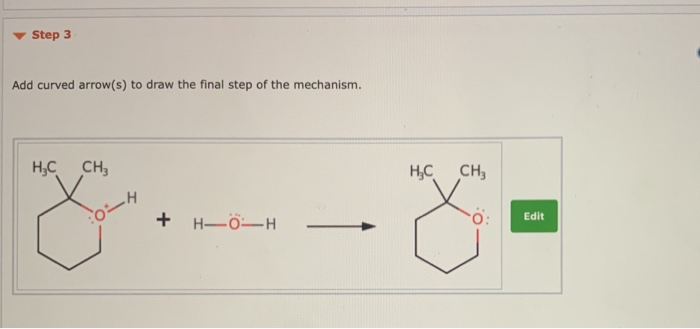 Solved Step Add Curved Arrow S To Draw The Final Step Of Chegg