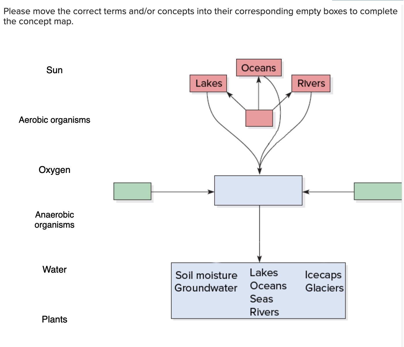 Solved Please Move The Correct Terms And Or Concepts Into Chegg