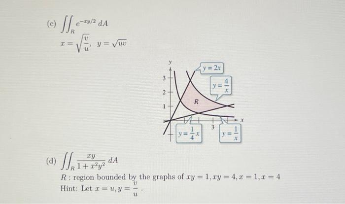 Solved 8 Hand Use The Indicated Change Of Variables To Chegg