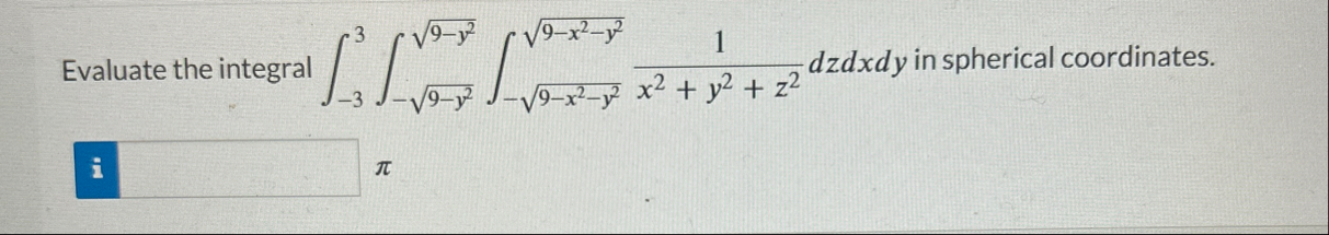 Evaluate The Integral Chegg