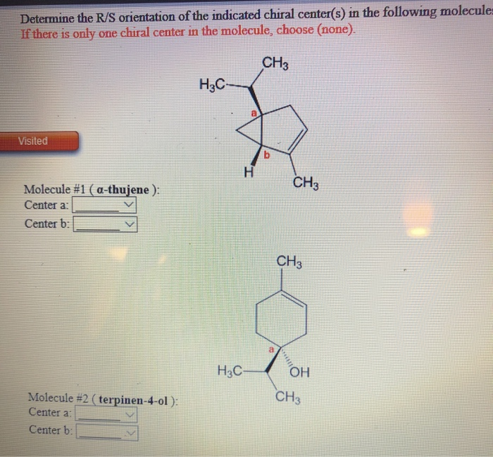 Solved Determine The R S Orientation Of The Indicated Chiral Chegg