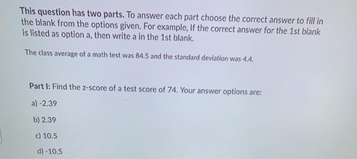 Solved This Question Has Two Parts To Answer Each Part Chegg