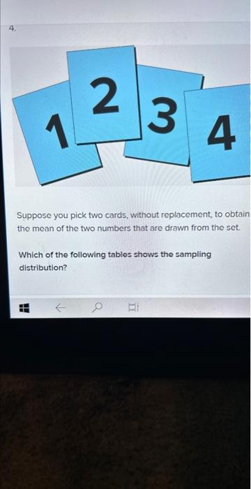 Solved Suppose You Pick Two Cards Without Replacement To Chegg