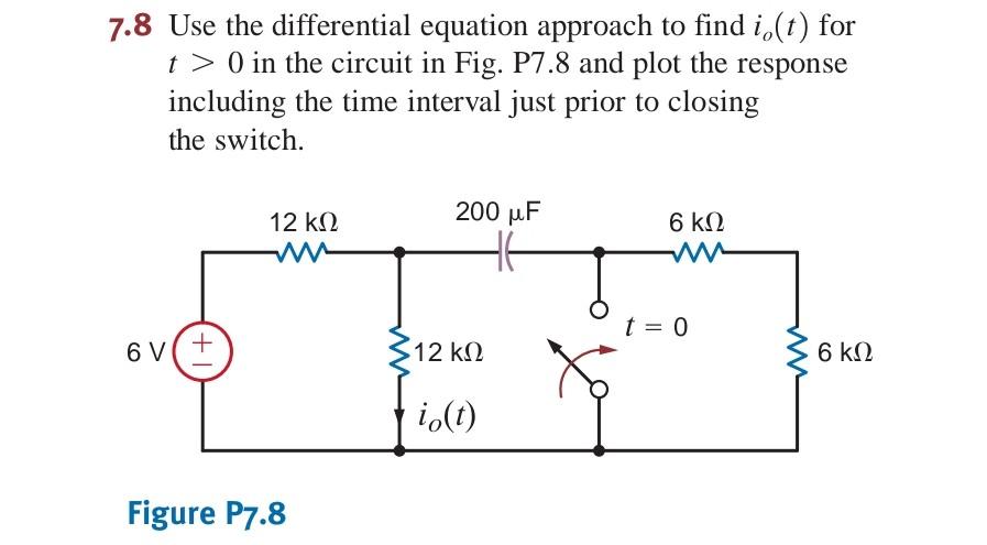 Solved Use The Differential Equation Approach To Find Chegg