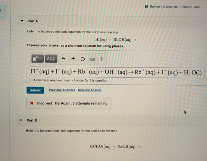 Solved RR Review Constants I Poriodic Table 7 Part A Enter Chegg