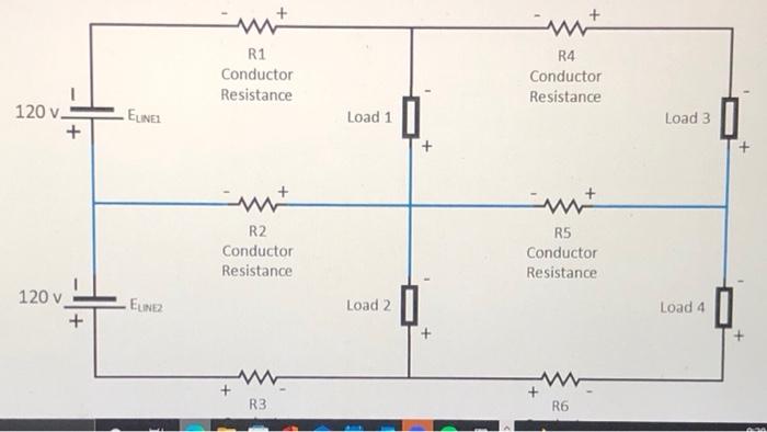 Solved Wit R1 Conductor Resistance R4 Conductor Resistance Chegg