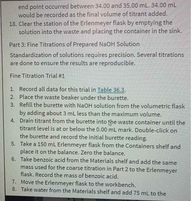 Experiment Standardize An Naoh Solution Using Chegg