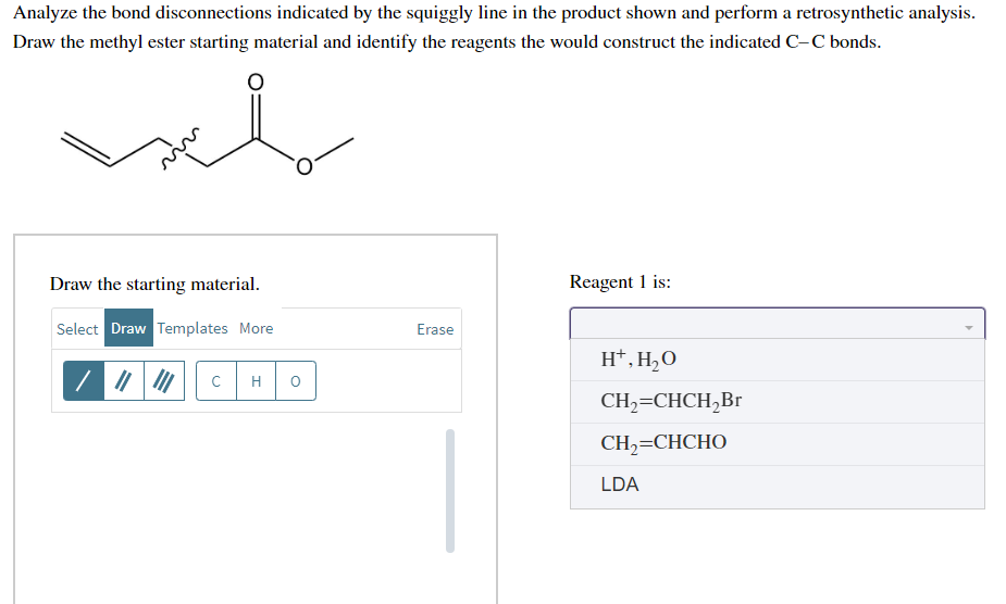 Solved Analyze The Bond Disconnections Indicated By The Chegg