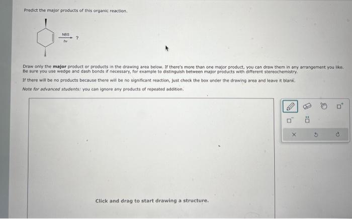 Solved Predict The Major Products Of This Organic Reaction Chegg